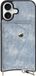 AVY Leren Hoesje Geschikt voor Apple iPhone 16 | Met Magnetische Kaarthouder | Compatibel met MagSafe | Kustleren Case met Wallet | Denim