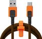 Xtorm Xtreme USB naar USB-C Kabel - 1,5 Meter - Zwart/Oranje