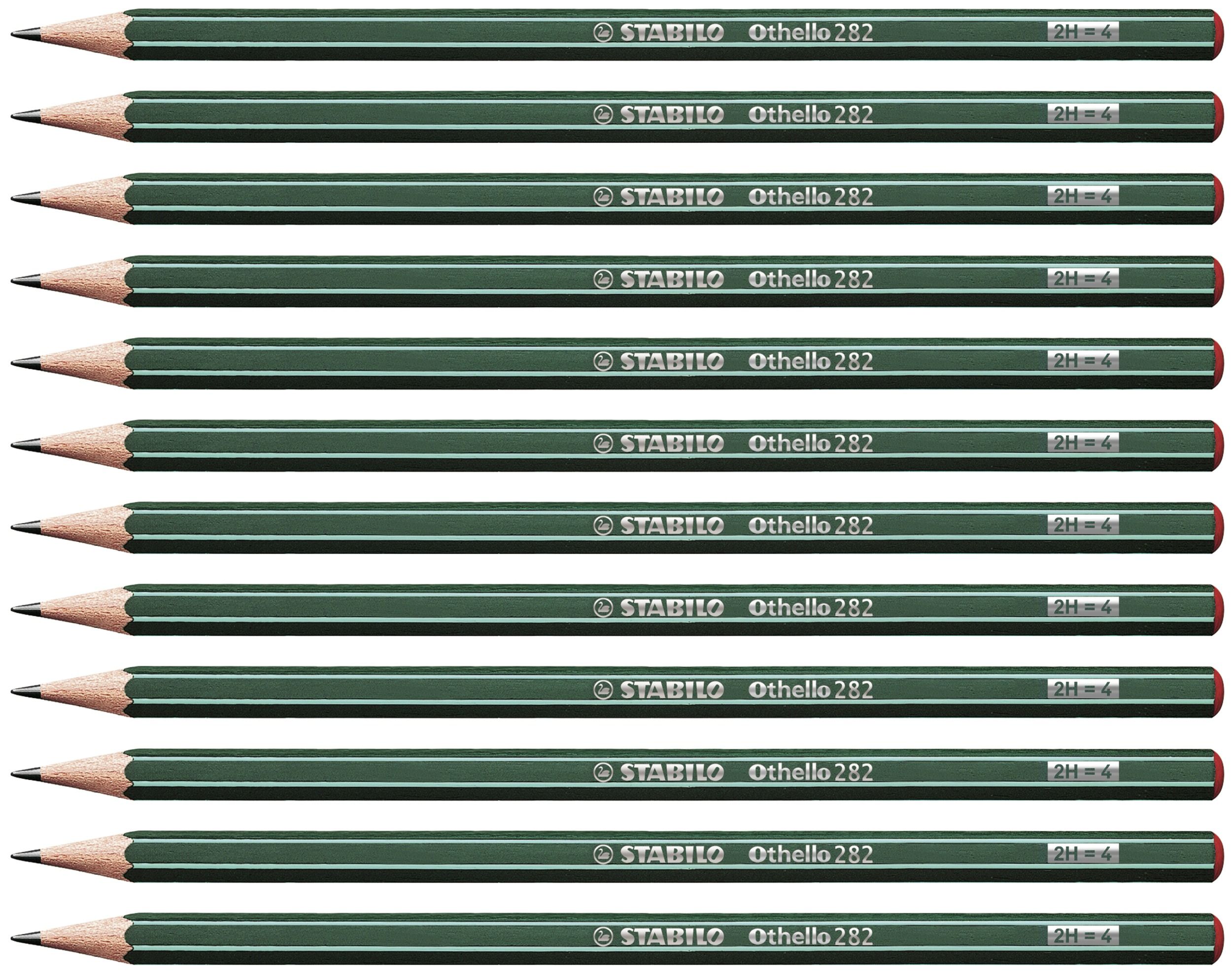 STABILO Othello grafietpotlood 2H - 12 stuks