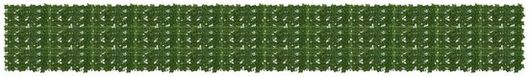 vidaXL Balkonscherm met bladeren Groen 600 x 75 cm