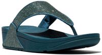 FitFlop Lulu Shimmerglitz Teenslippers Dames Groen