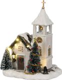 Luville - Kerk PVC Multikleur 20 cm