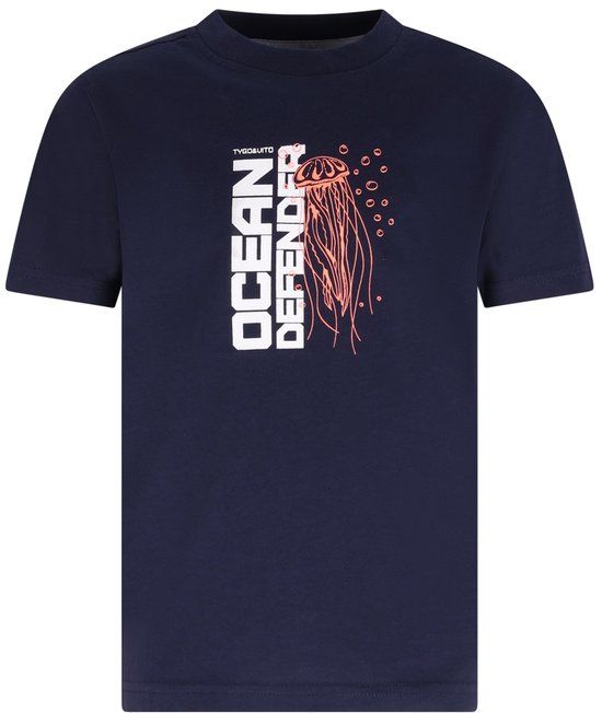 TYGO & vito jongens T-shirt blauw maat 146/152