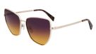 LIU JO LJ159S 716 GOLD SHINY 58/16/140 Femme Lunettes de soleil