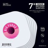 Big Fudge Vinyl BIG FUDGE Pro Blanco Vinyl Hoes - 30 cm x Wit - 20 LP Platenhoezen (350 gsm)