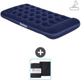 Bestway Luchtbed - 1-Persoons - Blauw - 99 x 188 x 28 cm