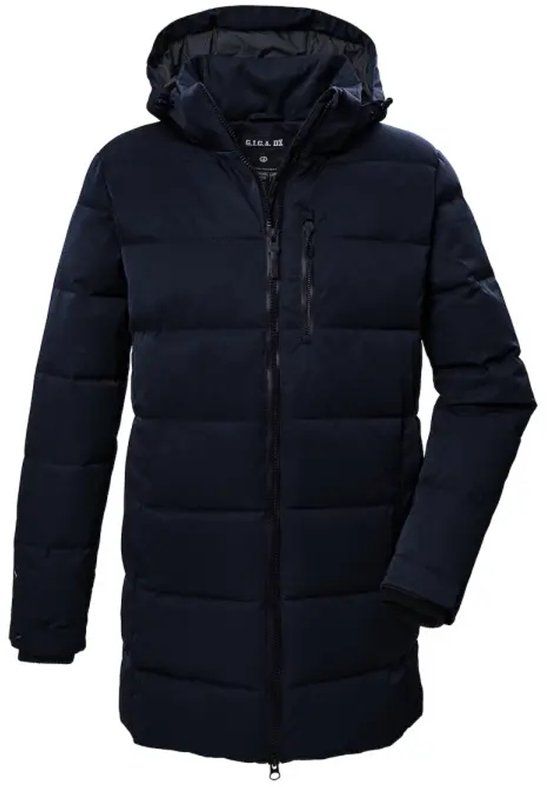 G.I.G.A. Killtec Lange gewatteerde jas GW 10 Heren Blauw L Polyester