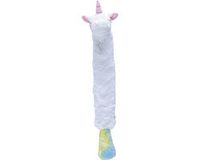 Beeztees Puppy Flatino Unicorn Lo - Puppy Speelgoed - Puppyknuffel - Hondenspeelgoed - Wit 74 x 14 x 15 cm - Hond