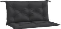 vidaXL Tuinbankkussens 2 stuks 100x50x7 cm Oxford stof zwart