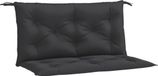 vidaXL Tuinbankkussens 2 stuks 100x50x7 cm Oxford stof zwart