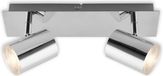 Briloner Projecteur LED Lampe de salle de bain 3 ampoules Chrome GU10 IP44