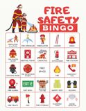 Fire Safety Bingo: 32-Player Firefighter Themed Party Games