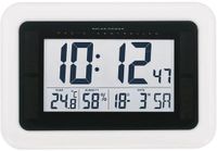 Merkloos KW9101 Wandklok Solar, Zendergestuurd 280 mm x 190 mm x 23 mm Wit