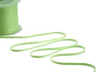 Furlanis - Dubbel satijnen lint, Italiaanse stof - lichtgroen, 3 mm x 50 m