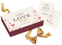 Moodbox Gifts - Love Box Select - Luxe Belgisch Cadeaupakket met Chocolade, Koffie, Thee en Lekkernijen - Gepersonaliseerde Boodschapkaart