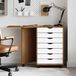 Maison Exclusive - Châssis de lit avec bureau, couleur : miel, matériau : pin massif