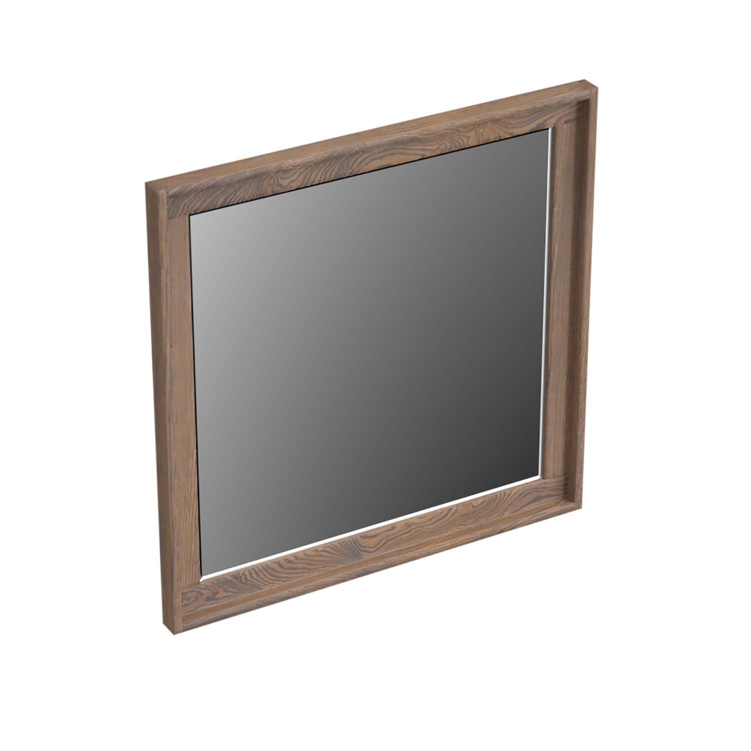 Forzalaqua Reno Vierkant Spiegel - 50x2x50 cm - Eiken Havanna