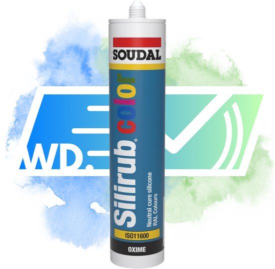 Soudal Silirub Color kit – siliconekit – montagekit - RAL 7012 - Basaltgrijs – 115682
