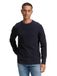 Tom Tailor - Pull en tricot en coton - Taille XXXL - Tricoté Bleu Marine Chiné