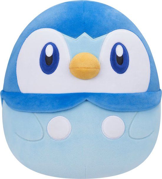 Jazwarez Piplup Squishmallows Pokemon Plush - 25 cm