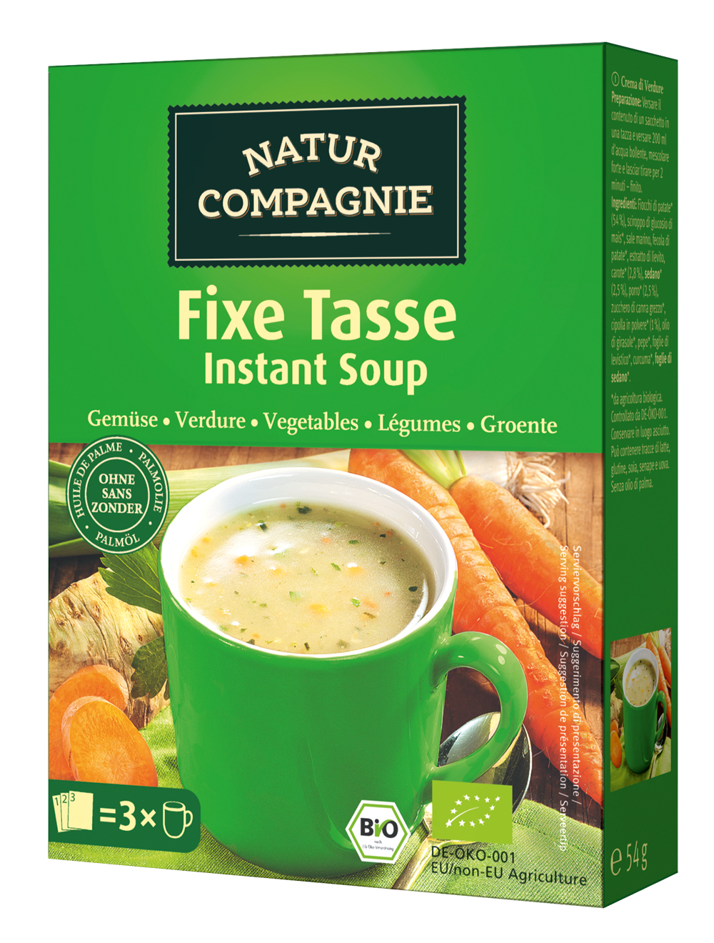 Natur Compagnie 4682 - Kant-en-klare soep - 12 x 54g