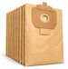 Microsafe® 10 sacs d'aspirateur adaptés pour Cleanfix S10, S10 Plus, S 10 Plus Hepa