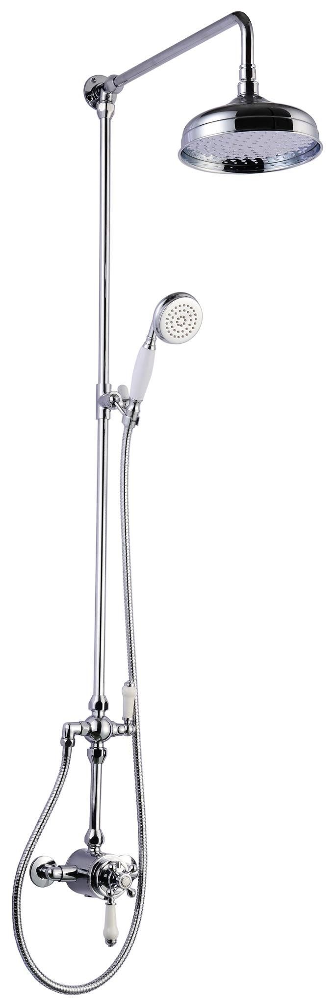 Best-Design Canterbury Regendouche-opbouwset Thermostatisch - Chroom