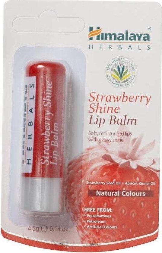 Yogi & Yogini naturals Himalaya Herbals Strawberry Shine lippenbalsem - Multi colour/zwart