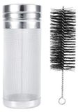Filtre à bière 300 Micron Mesh avec kit de brosse de nettoyage