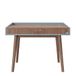 PLAYBOY cm 806208NB Bureau of kaptafel met zachte sluiting, walnoot, 100 x 75 x 50 cm