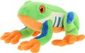 Keel Toys Pluche Boomkikker Knuffeldier - Multi Kleuren - 15 cm