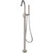 Wiesbaden Caral Robinet de bain autoportant - Acier brossé