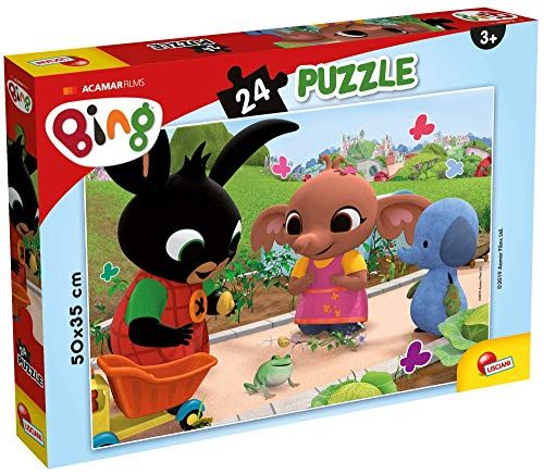 Lisciani 77991 giochi puzzle plus 24 bing de kikker, Meerkleurig