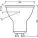 LED OSRAM HOMELIGHTING 4058075096721 LED-lamp Energielabel F (A - G) GU10 Par 16 6.9 W = 49 W Koudwit (Ø x h) 50 mm x 54 mm 1 stuk(s)