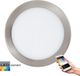 EGLO Connect Fueva-C - Inbouwarmatuur - Wit en gekleurd licht - Ø225 - Nikkel-Mat