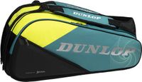 Dunlop SX Performance 8 Racket Bag Teal/Black/Yellow