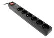 Zenitech Bloc parafoudre 6x16A + interrupteur 1,4m 3G1,5mm²