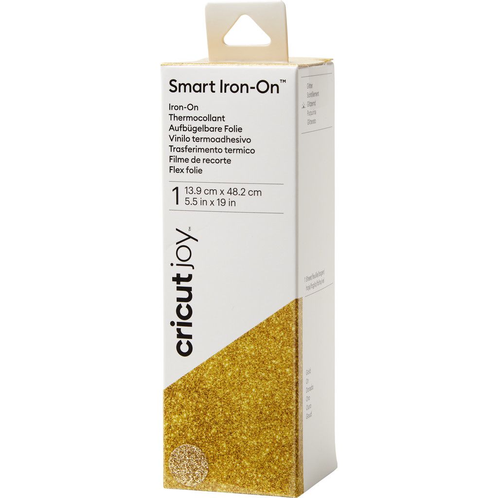 CRICUT Joy Smart Iron-on 14x48 Glitter Goud
