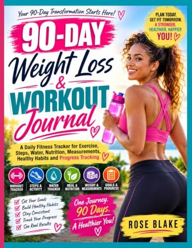 90-Day Weight Loss & Fitness Journal