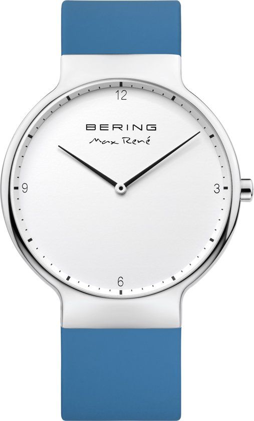 Bering - Max René - 15540-700 - Horloge - Silicone - Blauw - Ø 40 mm