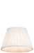 QAZQA Kap Plisse 25cm DS E27 wit