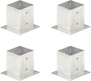 vidaXL Paalankers 4 st 121 mm gegalvaniseerd metaal