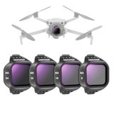 NEEWER ND-filterset compatibel met DJI Mini 5 Pro Drone (ND8+ND16+ND32+ND64), snap-on neutrale dichtheid, meerlaagse optische glazen drone-cameralensfilter, fotografie-accessoires, 4 stuks