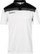 Uhlsport Offense 23 Polo Heren - Wit / Zwart / Antraciet | Maat: M