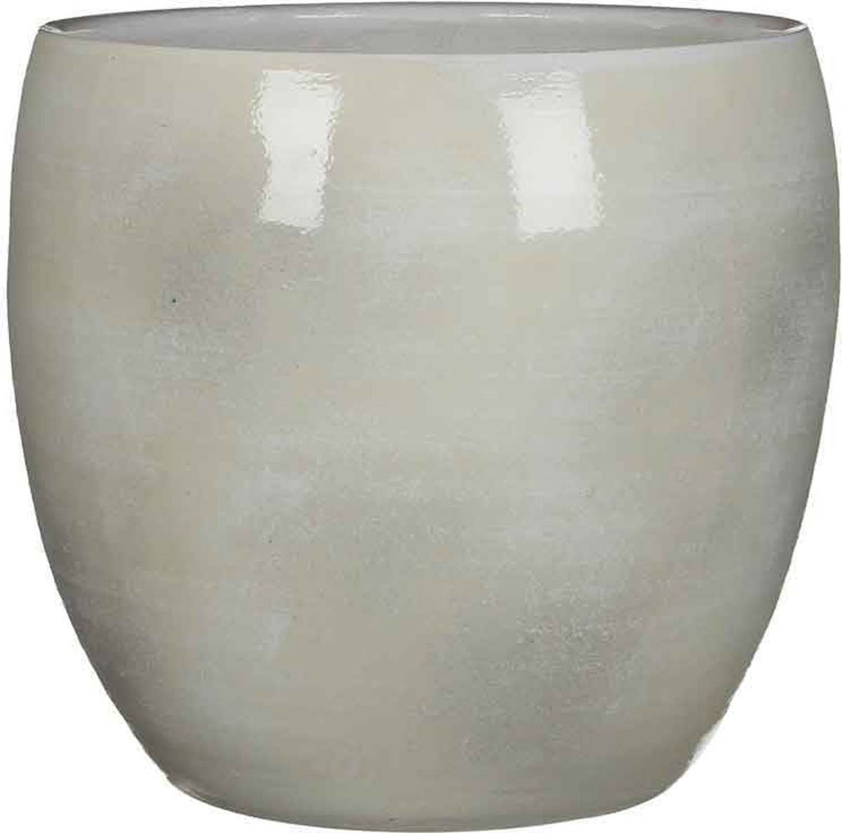 Mica Decorations Lester Ronde Pot Lichtgrijs 31 x 33 cm