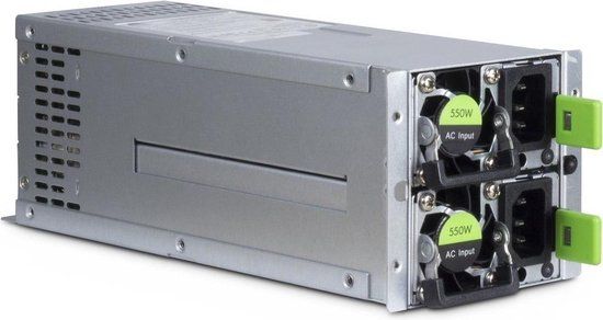 Inter-Tech Aspower R2A-DV0550-N - 550W Power Supply - 80 Plus Gold - Stainless Steel