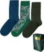 Björn Borg Sokken Kerst Cadeau Giftset - SportSokken - Cadeauverpakking - 3 paar - Unisex - Maat 36/40 - Blauw/Rood/Groen