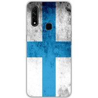 Oppo Siliconen hoesje compatibel met de Oppo A31 Marseille vlag