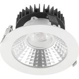 GTV LED inbouwspot FARO, 10W 800lm Downlight, UGR80, IP20, plafondlamp voor kantoor woonkamer, wit