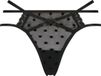 Hunkemöller Dames Lingerie String Melda - Zwart - maat S